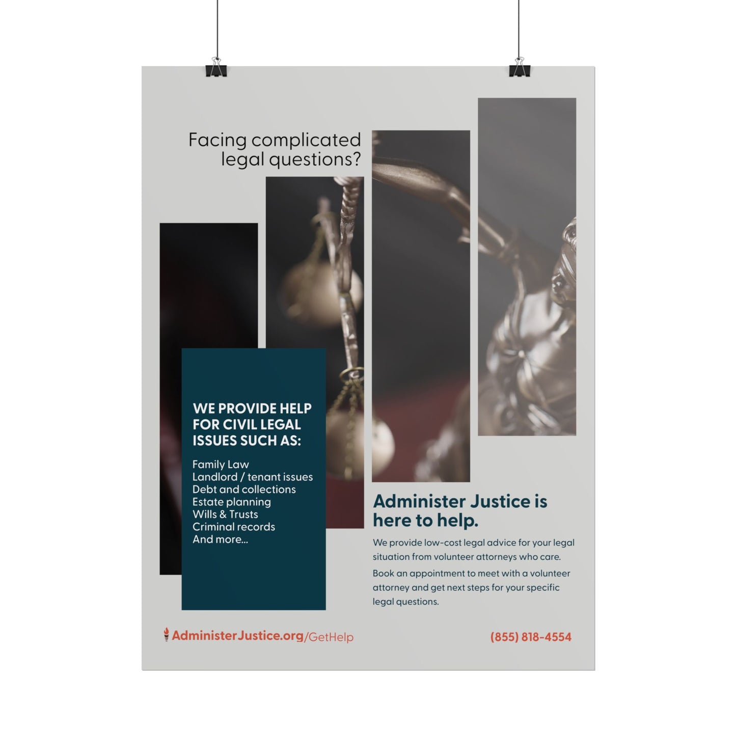 Facing Complicated Legal Questions? Generic GJC Poster