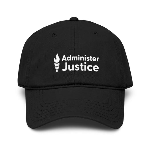 Administer Justice Embroidered Baseball Cap