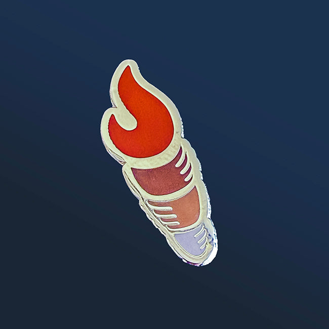 Torch Lapel Pin